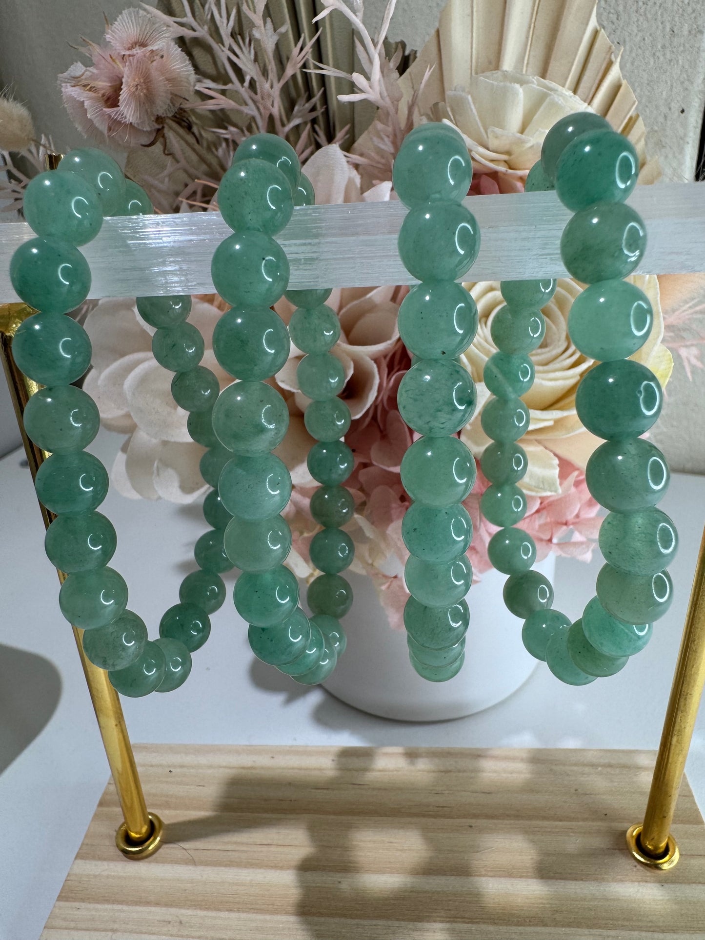 Green Aventurine 8mm Bead Bracelet
