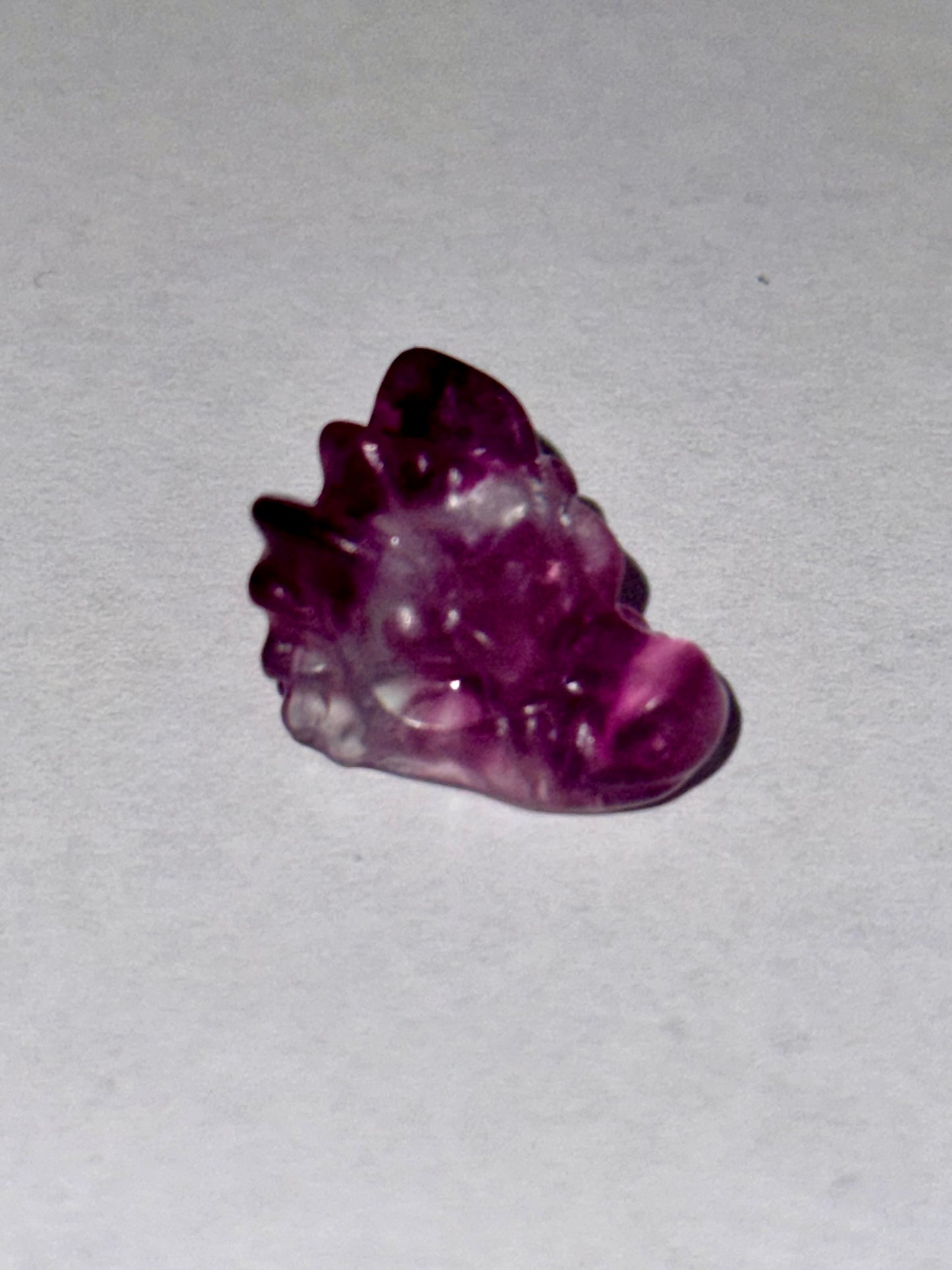 Mini Fluorite Dragon Skull