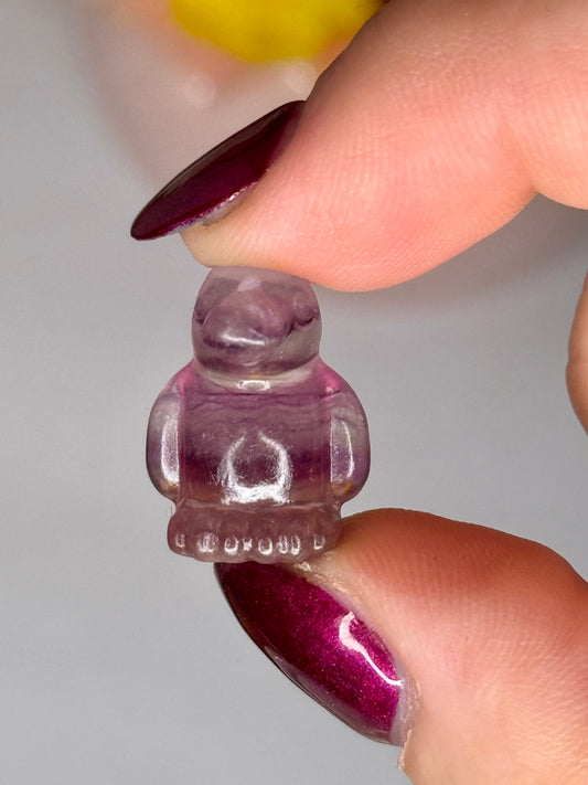 Mini Fluorite Penguin