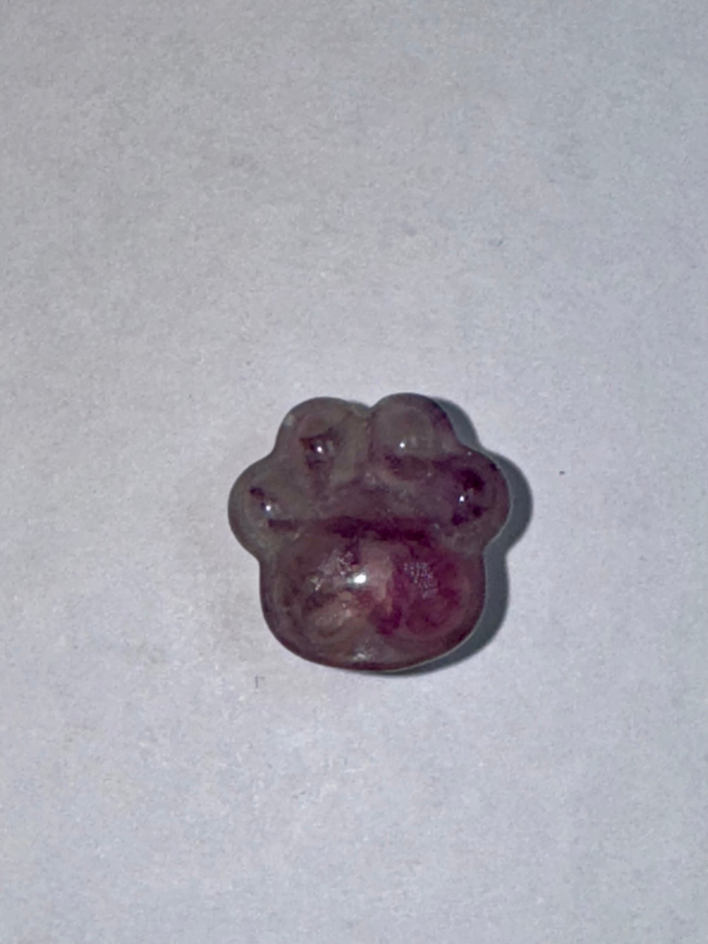 Mini Fluorite Paw Print