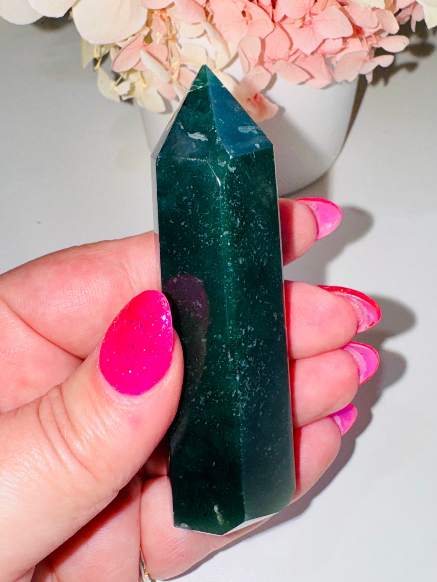 Moss Agate Tower (low grade)