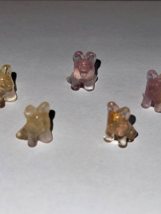Mini Fluorite Dog #1