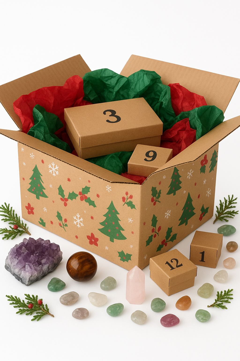 12 days of Crystalmas advent calendar