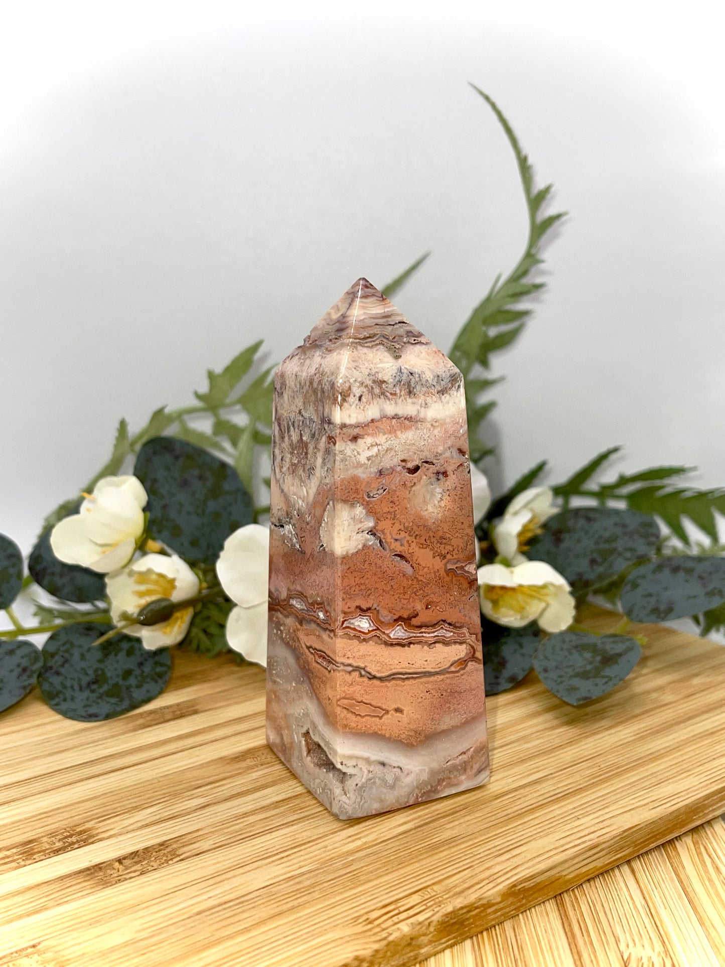 Crazy Lace Agate Tower