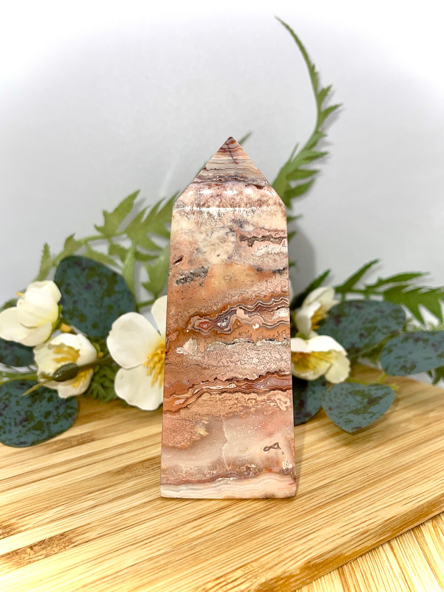 Crazy Lace Agate Tower