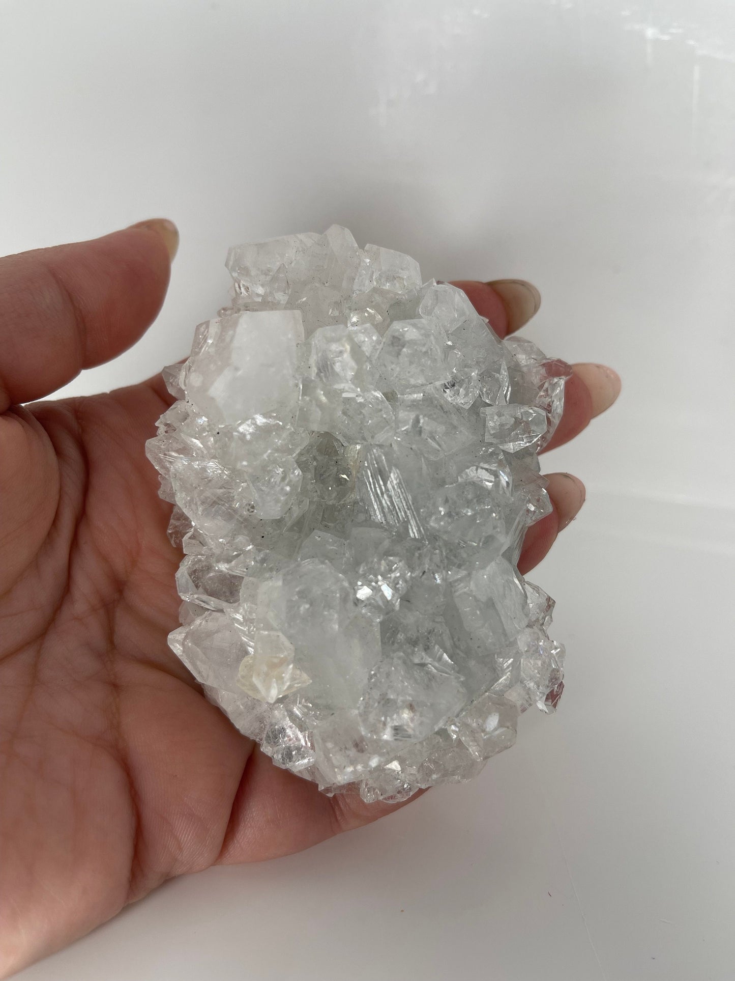 Crystal Clear Apophyllite Cluster - 162g Specimen