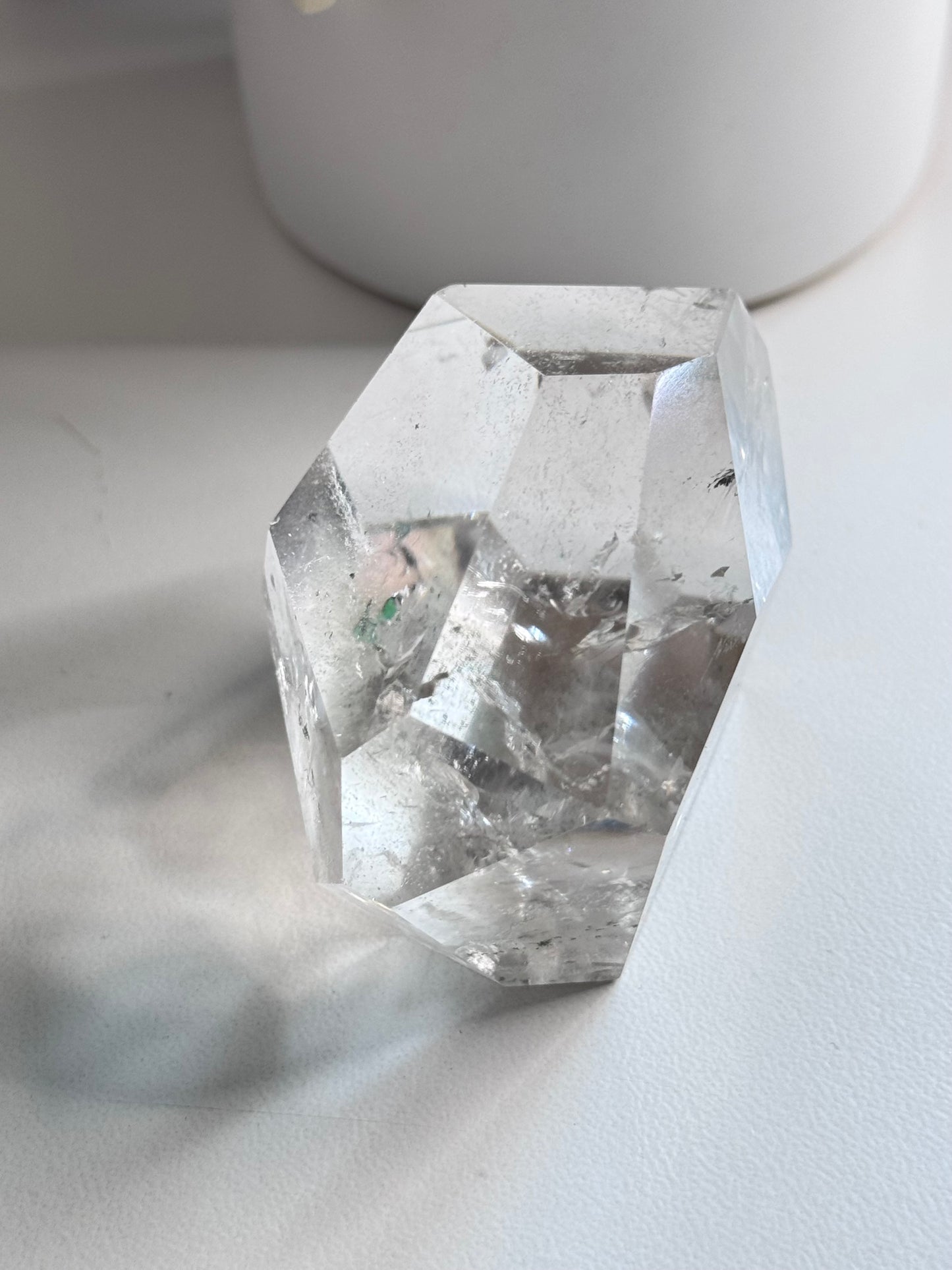 Clear Quartz Freeform with small Chlorite Inclusions