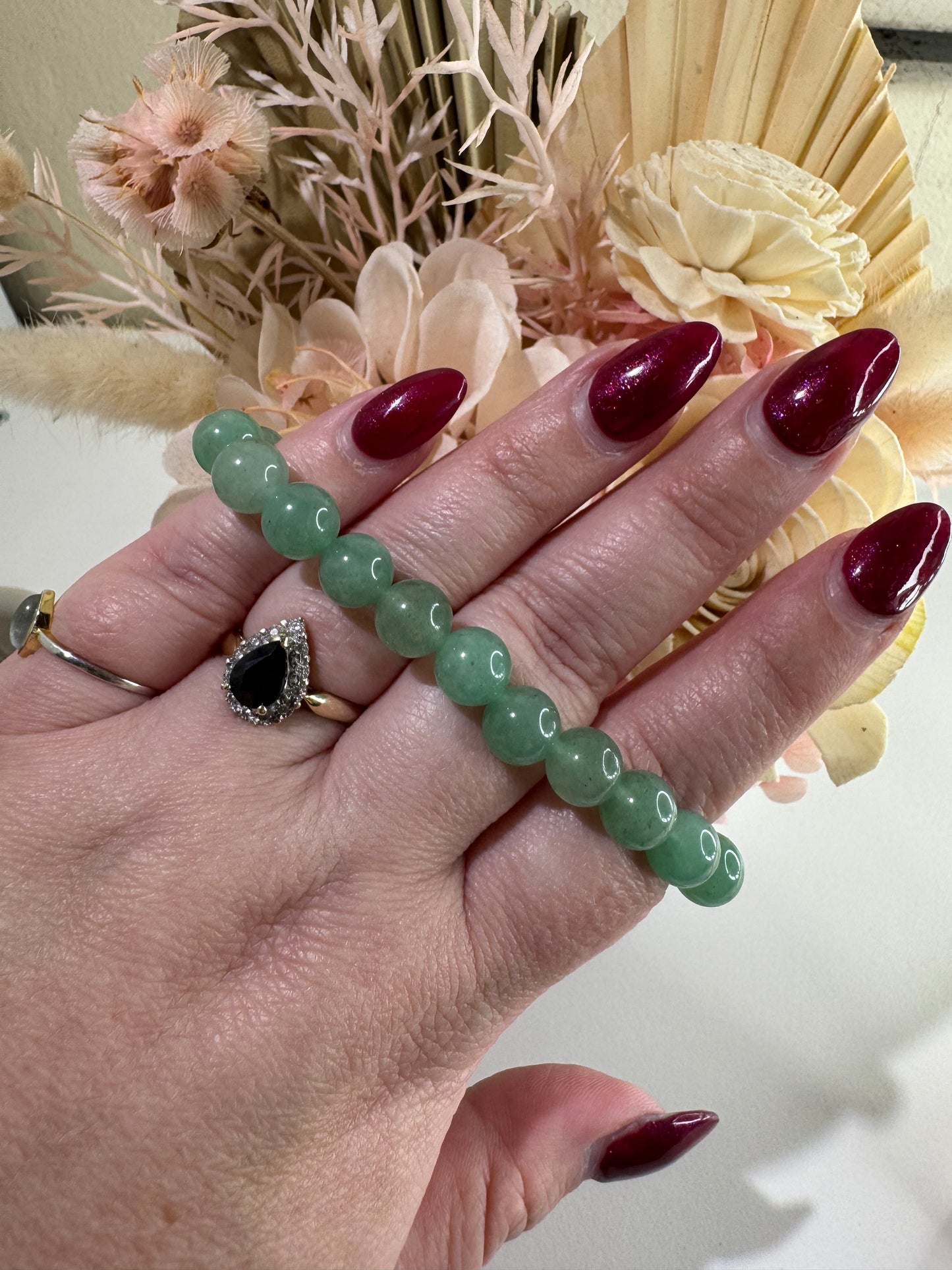 Green Aventurine 8mm Bead Bracelet