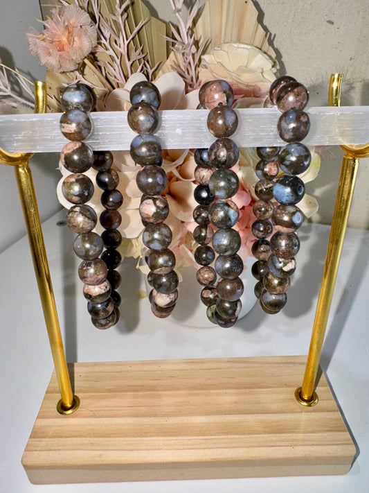 Que Sera 8mm Bead Bracelet