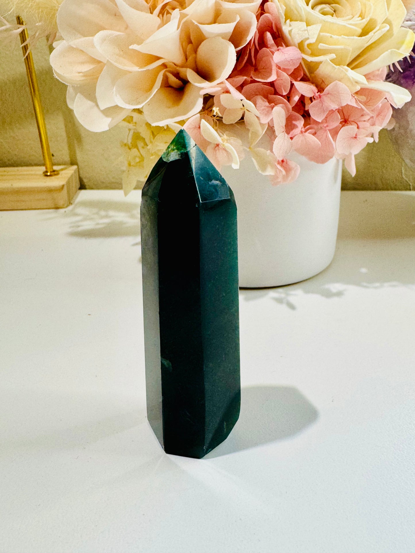 Moss Agate Tower (low grade)