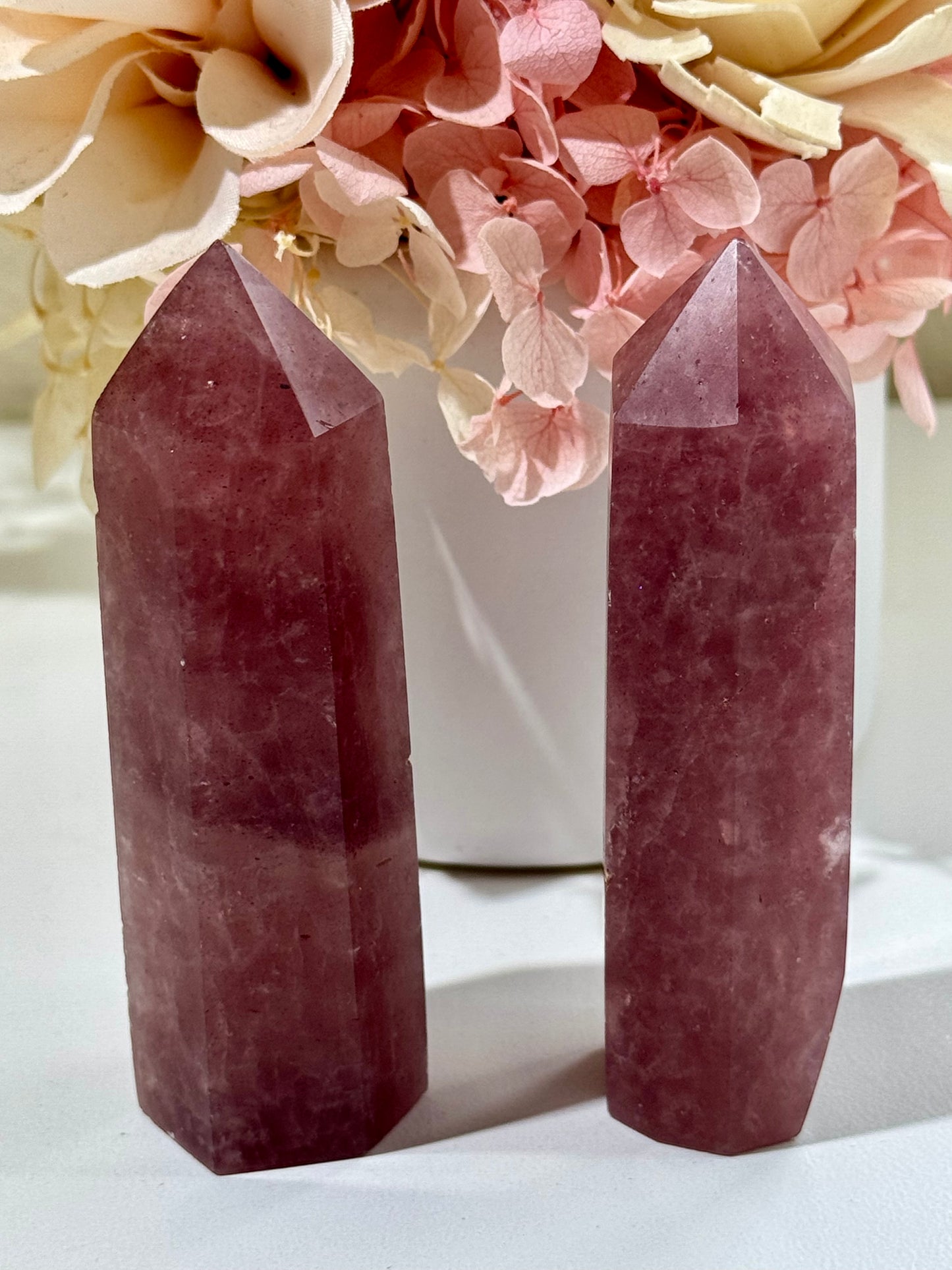 Strawberry Quartz Tower