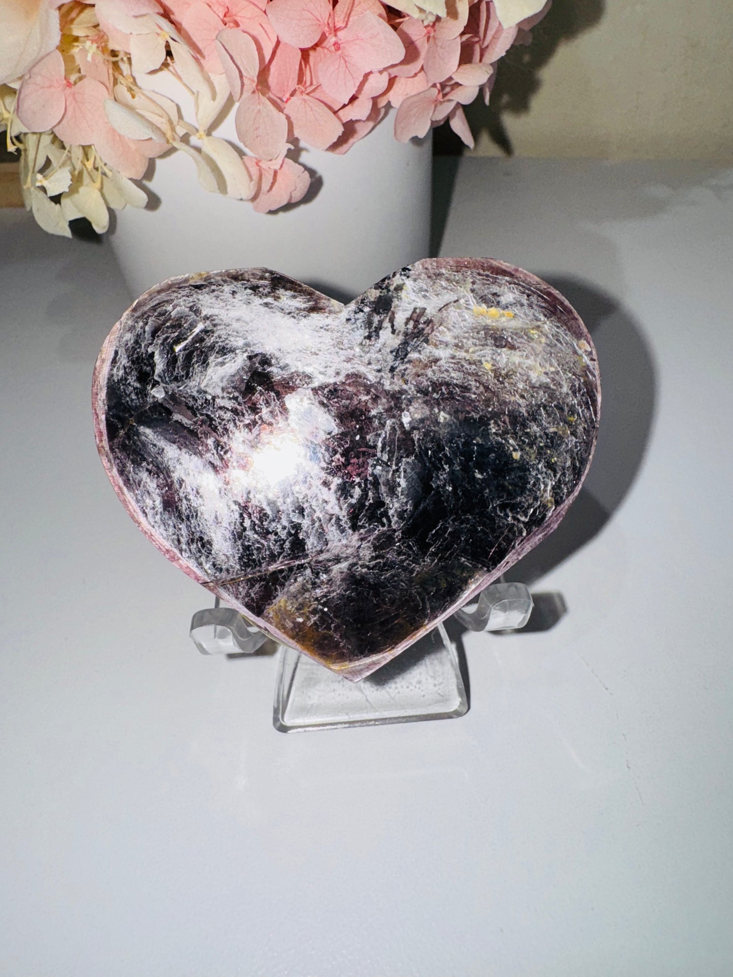 Purple Mica Heart