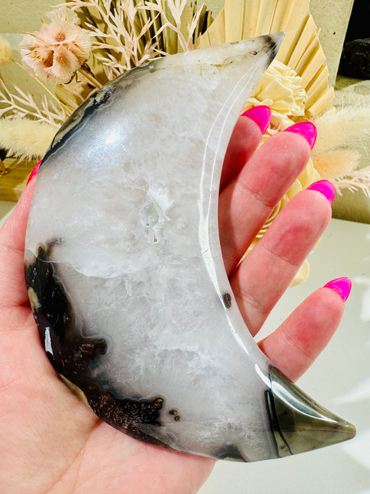 Volcano Agate Moon (low grade)