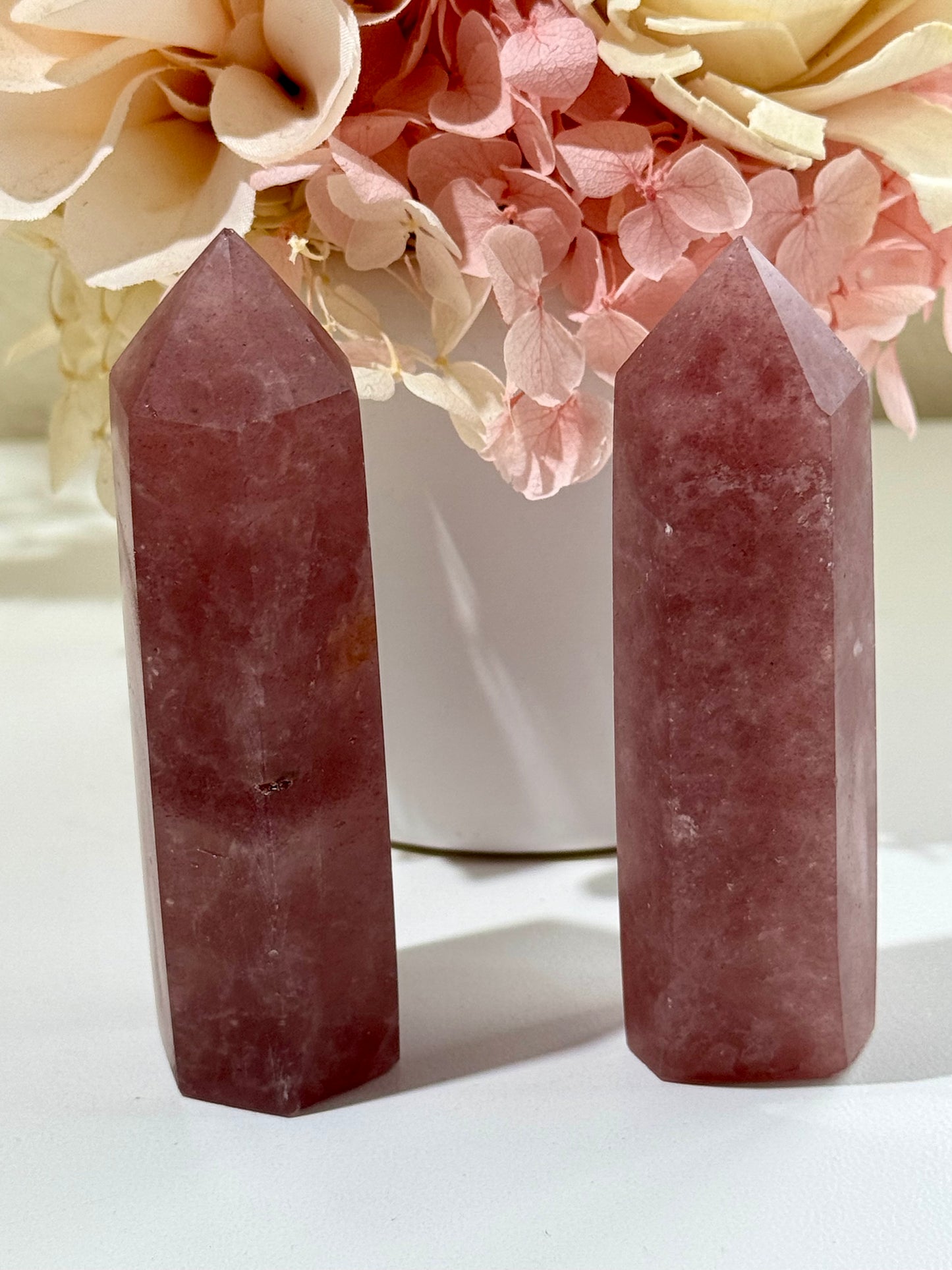 Strawberry Quartz Tower