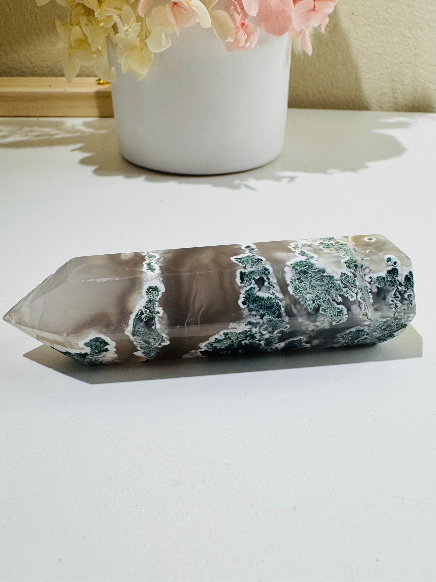 Moss Agate Tower (unstable base)