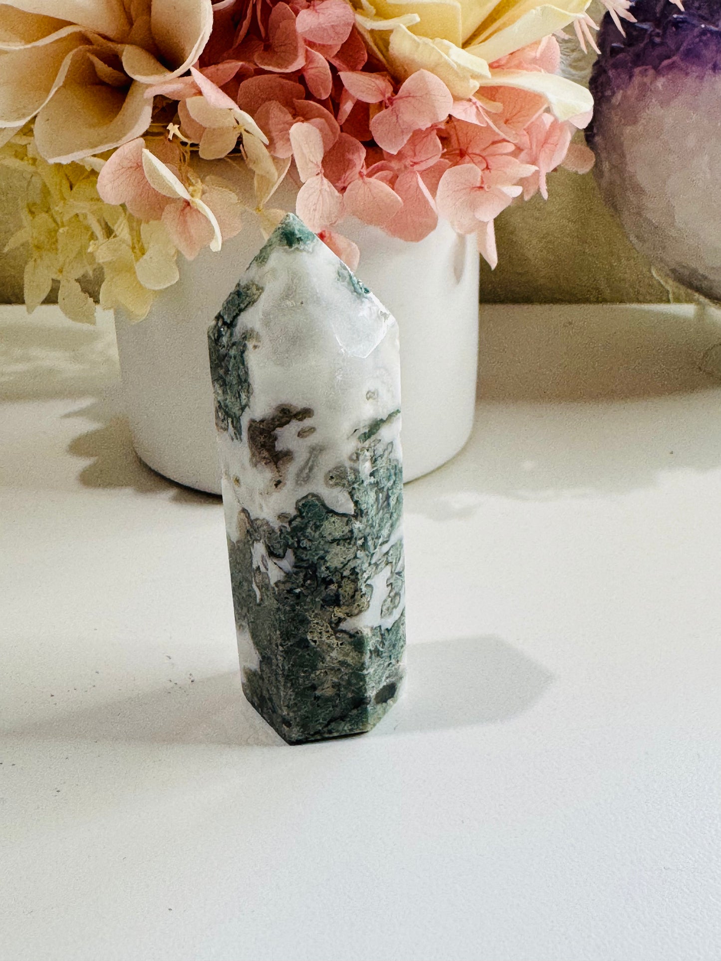 Moss Agate Tower (low grade)