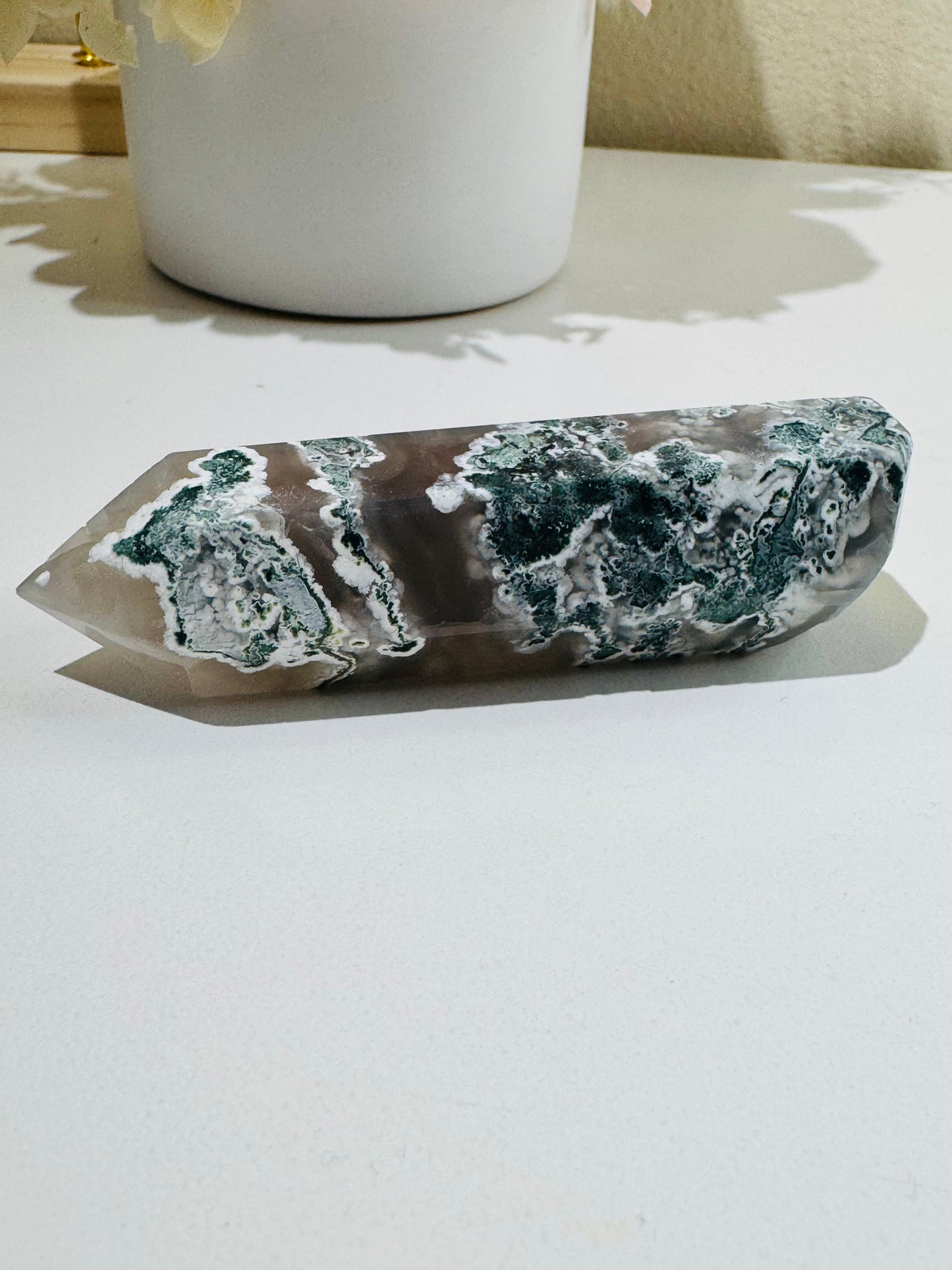 Moss Agate Tower (unstable base)