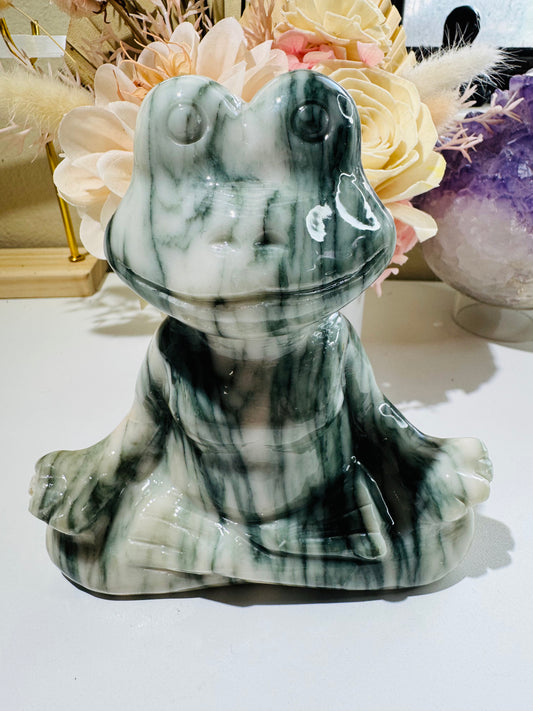 Yoga Meditation Frog