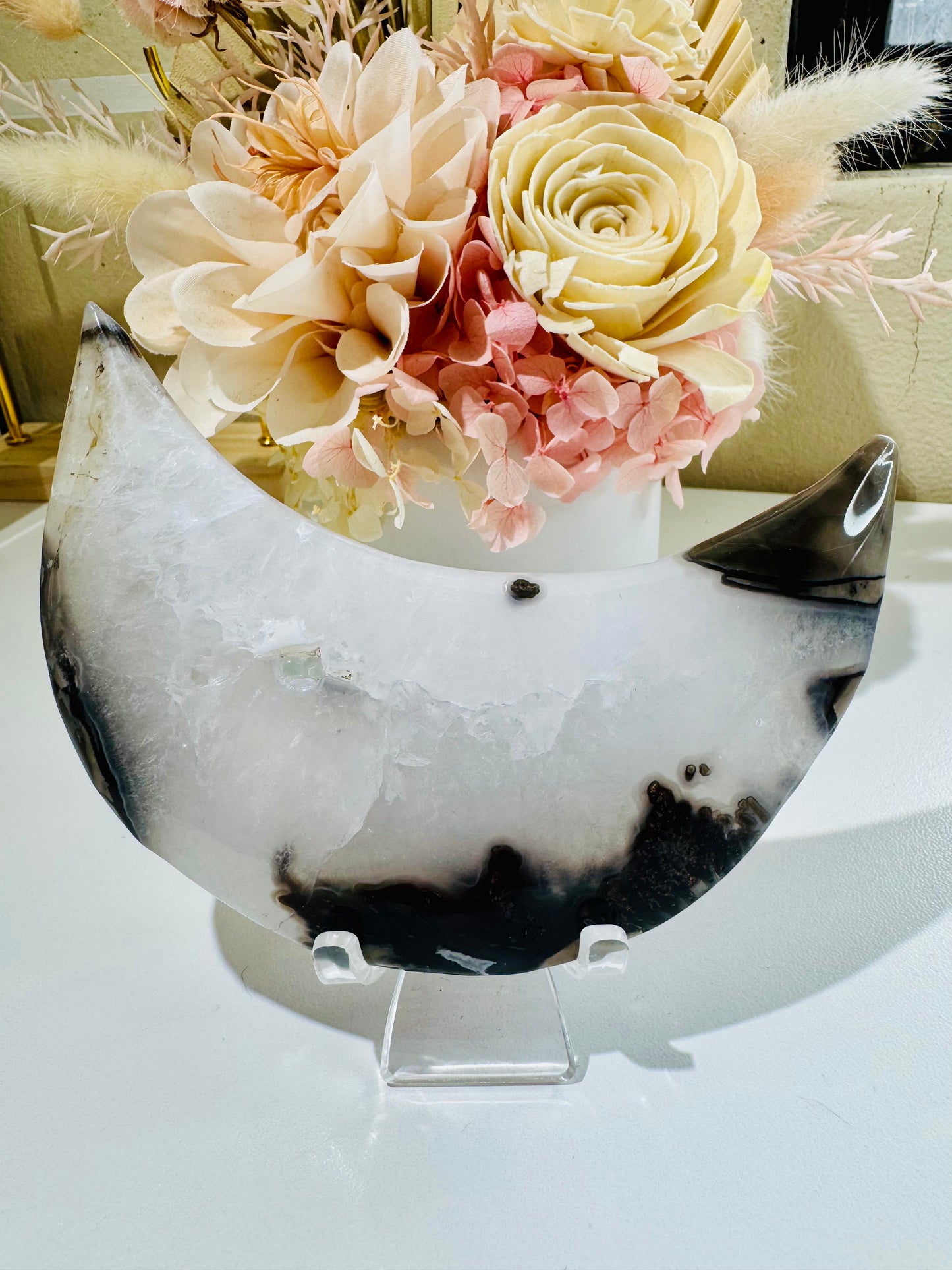 Volcano Agate Moon (low grade)