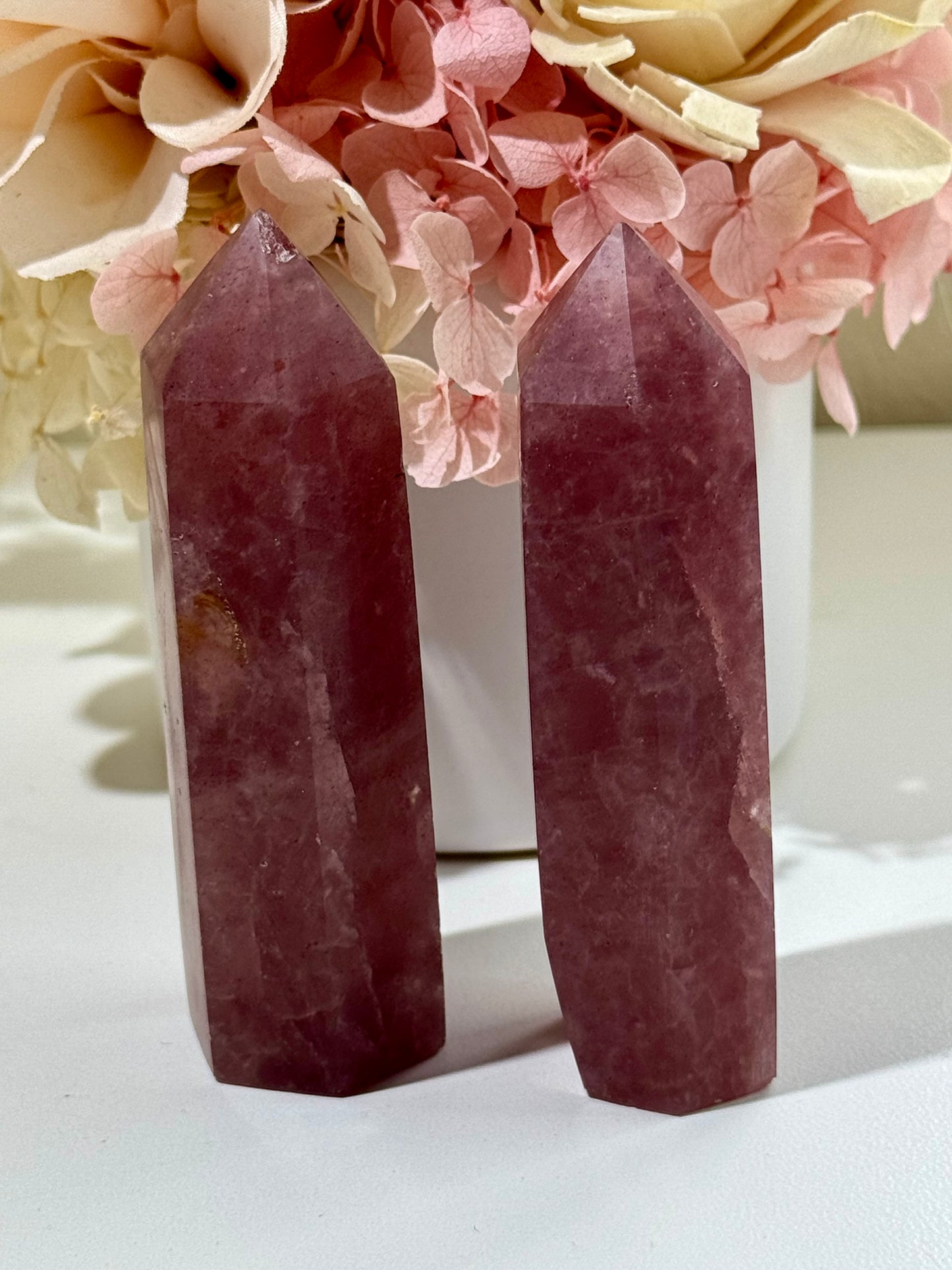 Strawberry Quartz Tower