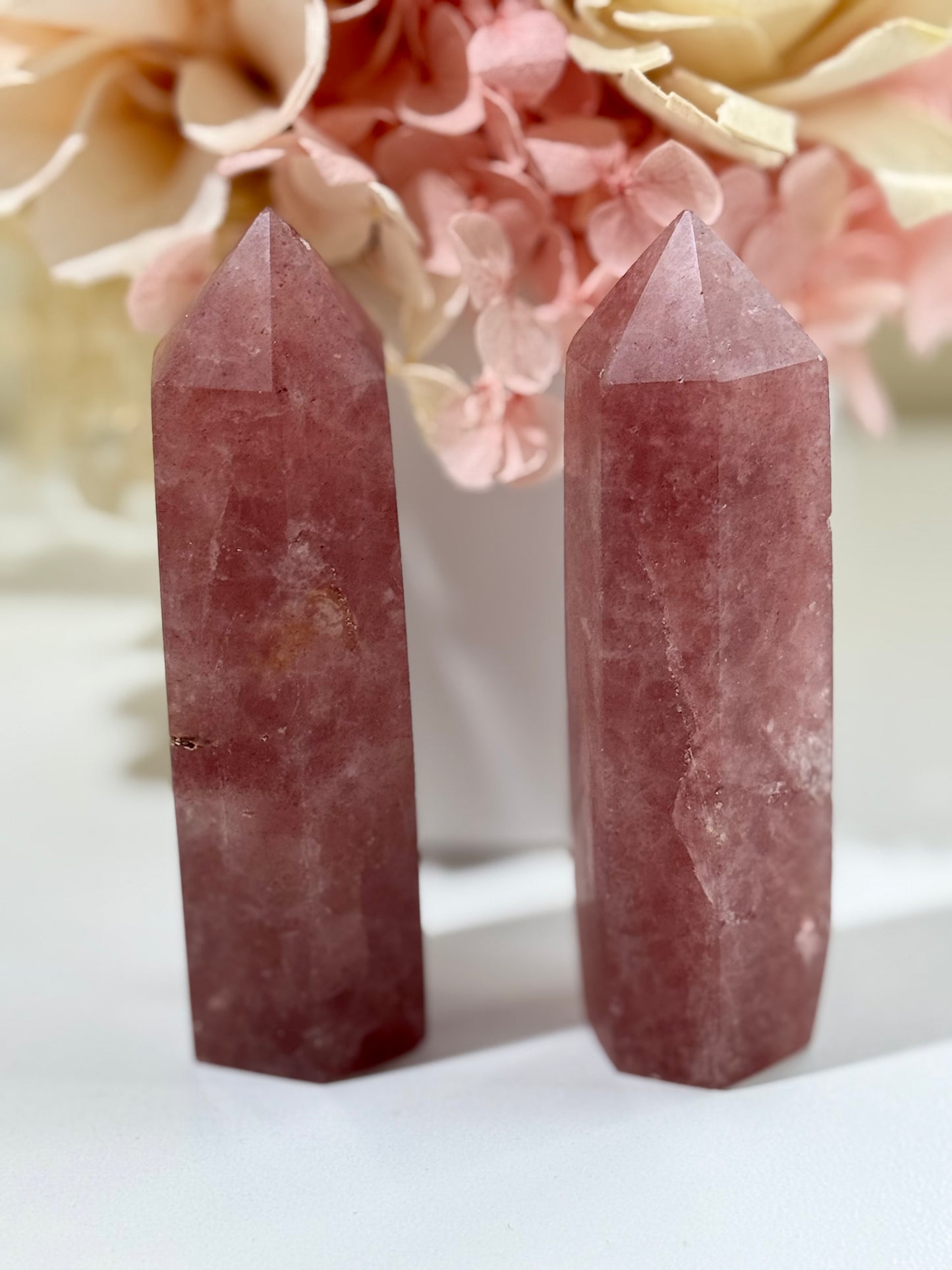 Strawberry Quartz Tower