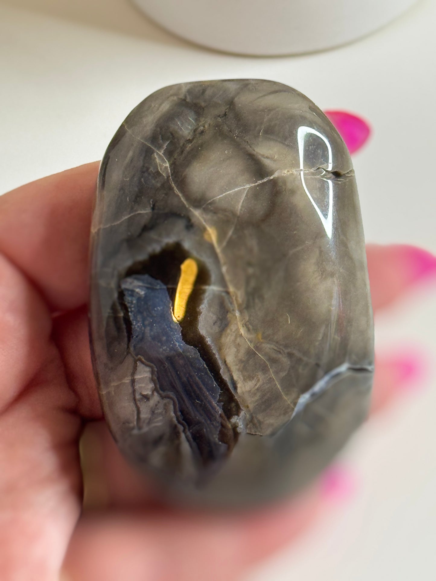 Volcano Agate Palm-stone - Low grade