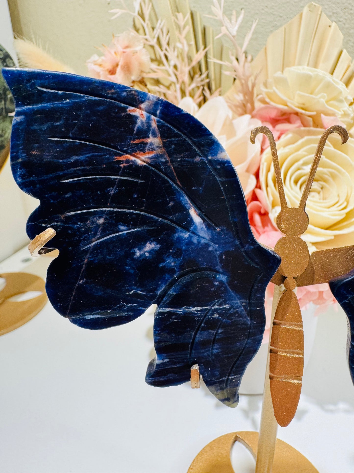 Sodalite Butterfly (miss match stand)