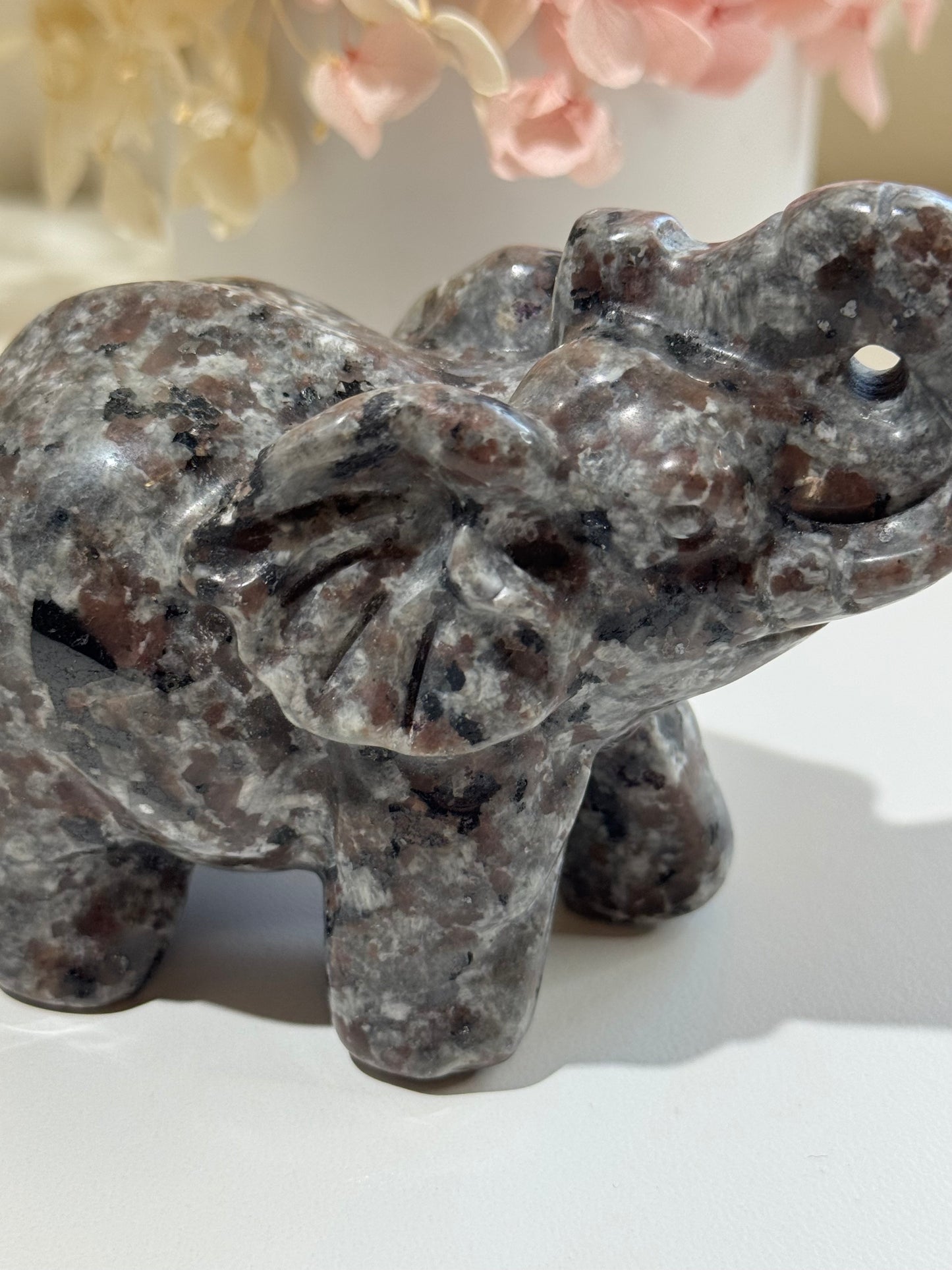 Yooperlite Elephant- chipped ear