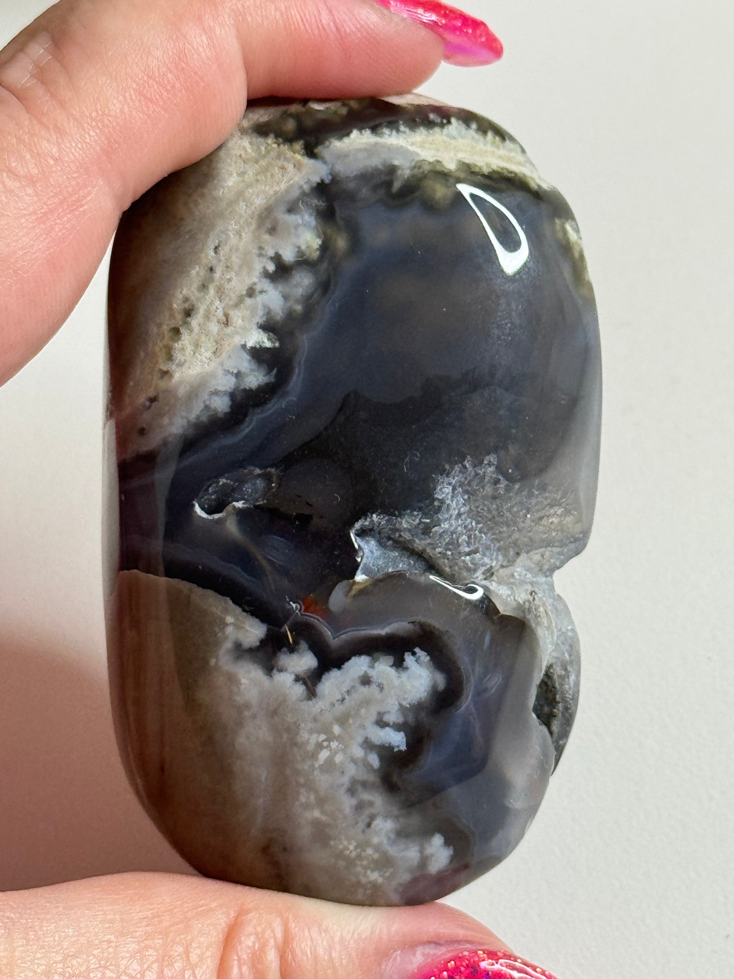 Volcano Agate Palm-stone - Low grade