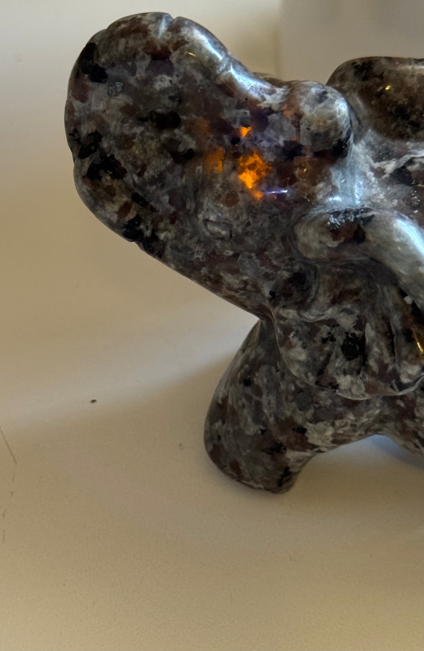 Yooperlite Elephant- chipped ear