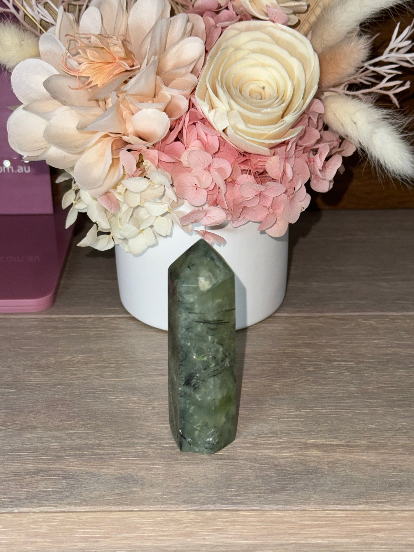 Prehnite with Epidote Generator Tower