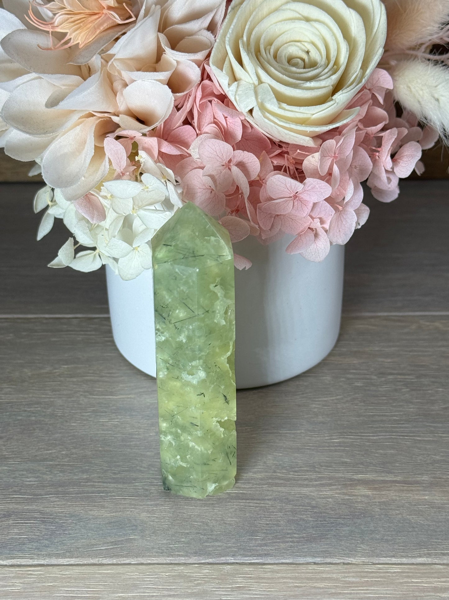 Prehnite with Epidote Generator Tower