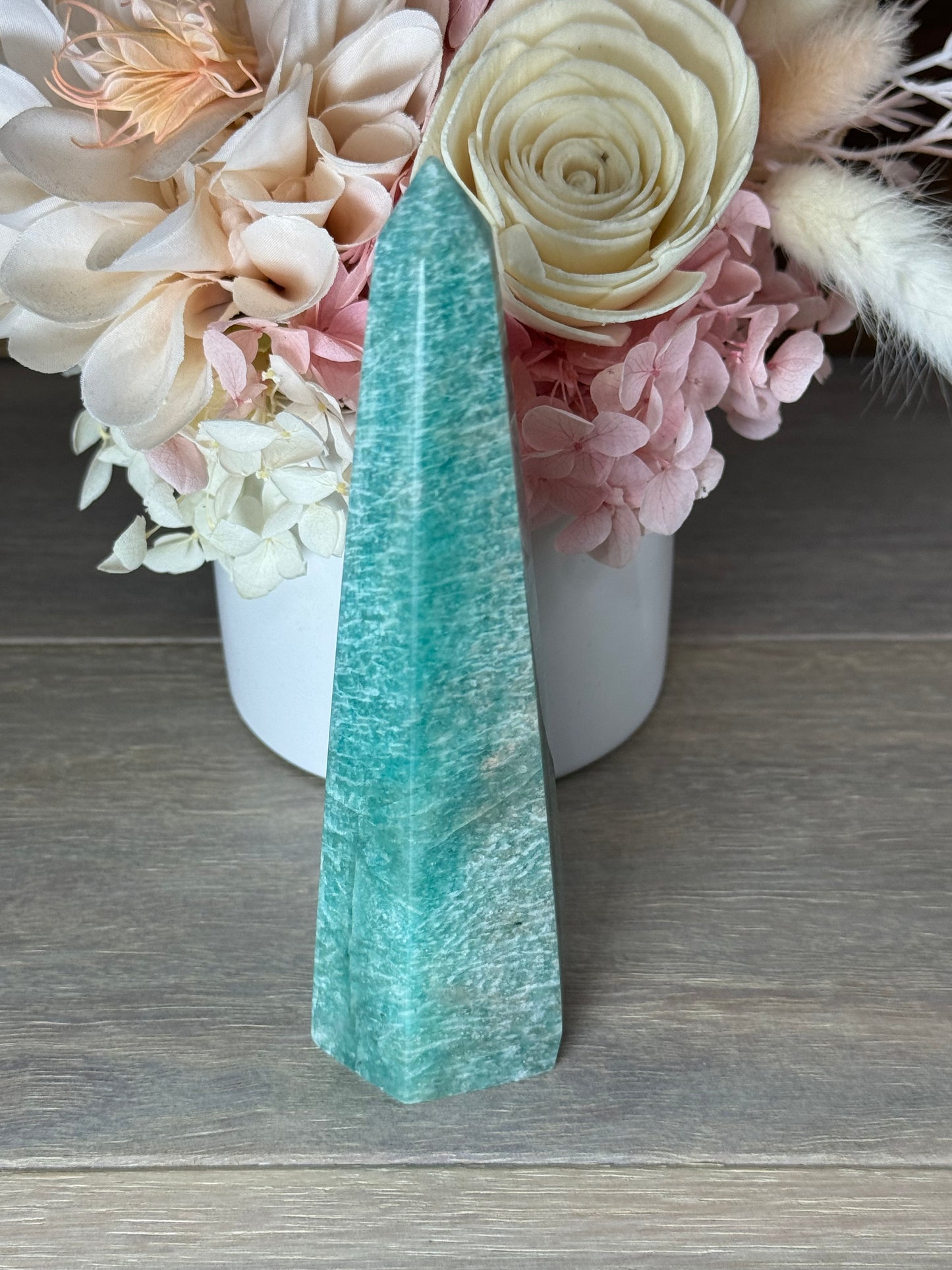 Amazonite Obelisk with Flash