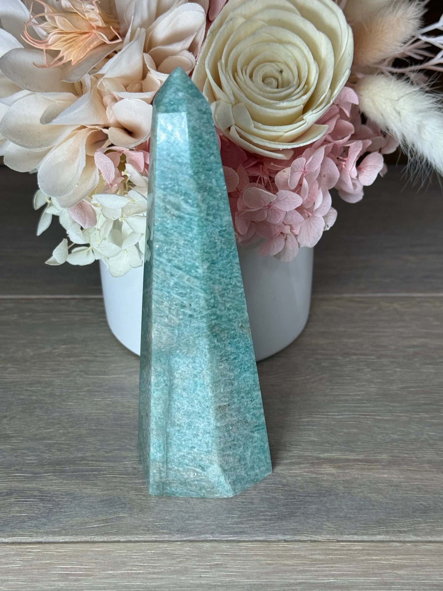 Amazonite Obelisk with Flash