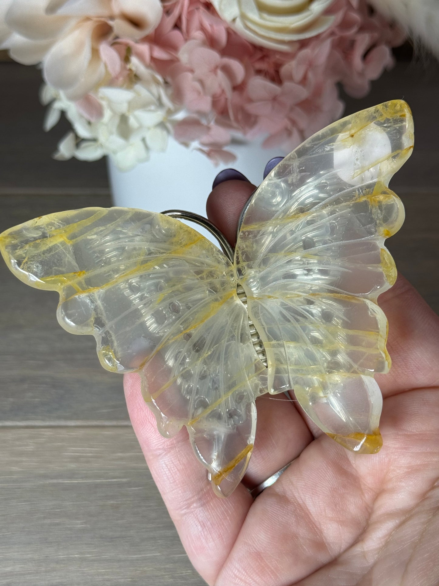 Golden Healer Freestanding Butterfly