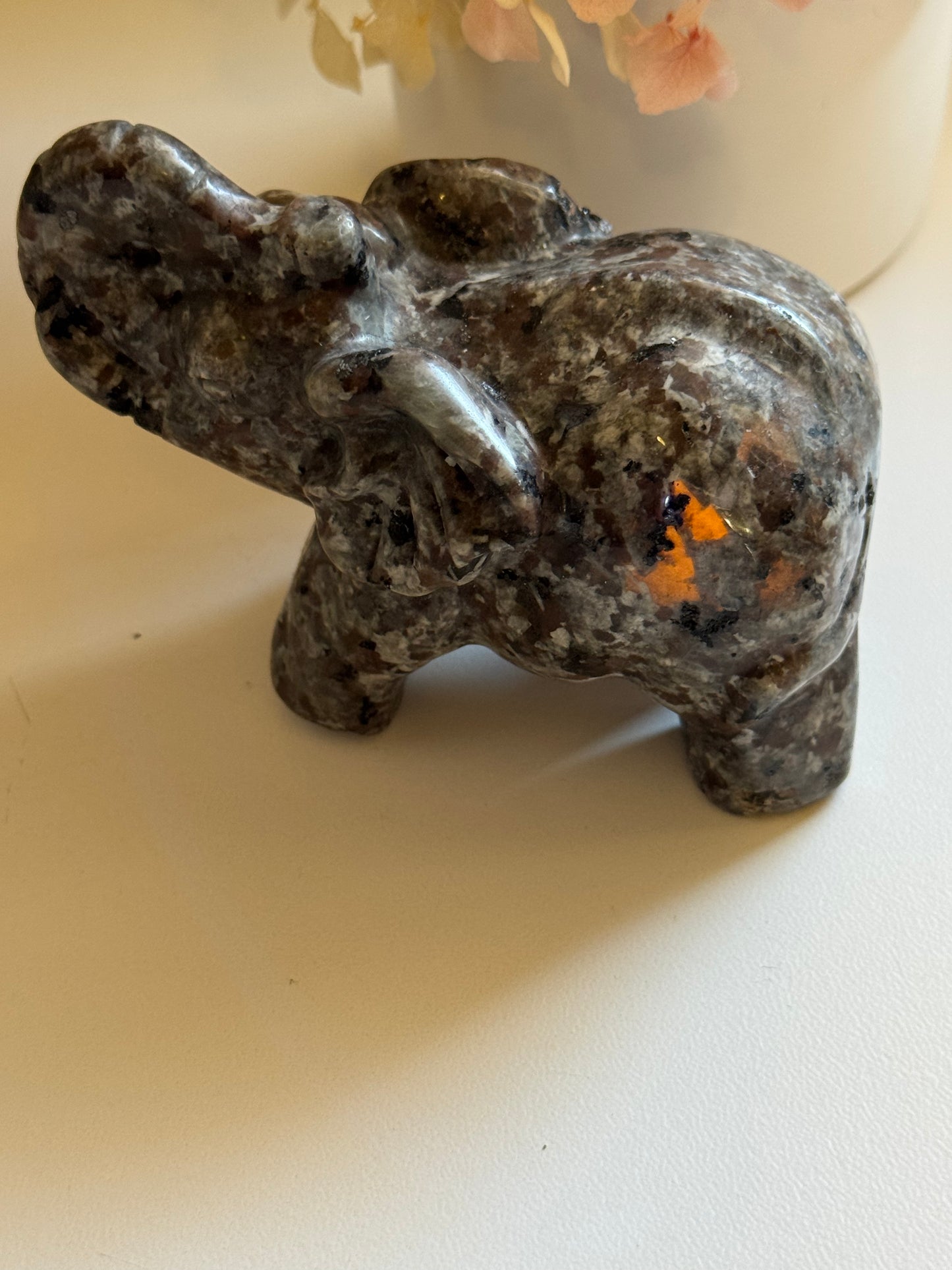 Yooperlite Elephant- chipped ear