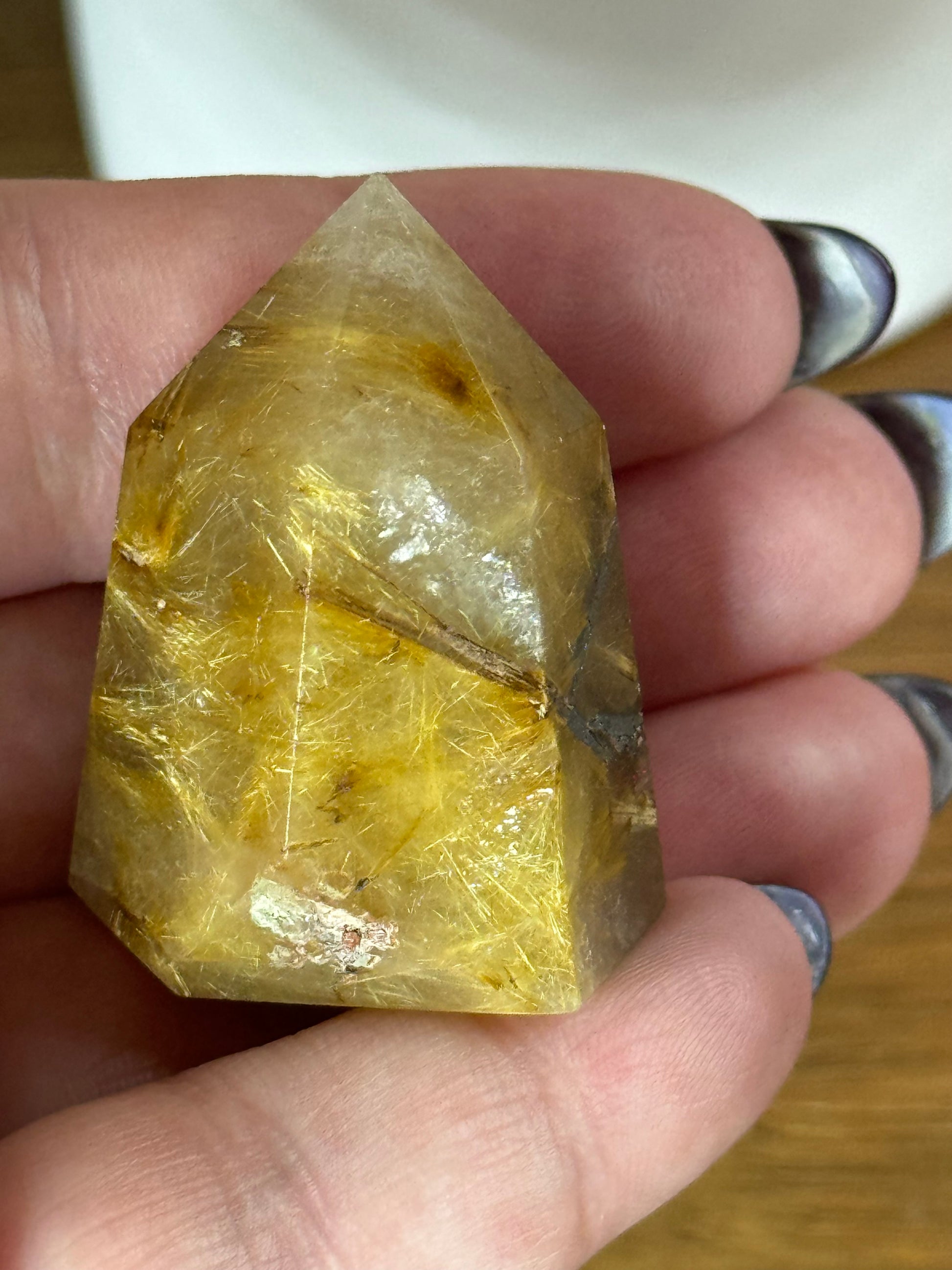 The Archer Collection Crystals Golden Rutile Quartz