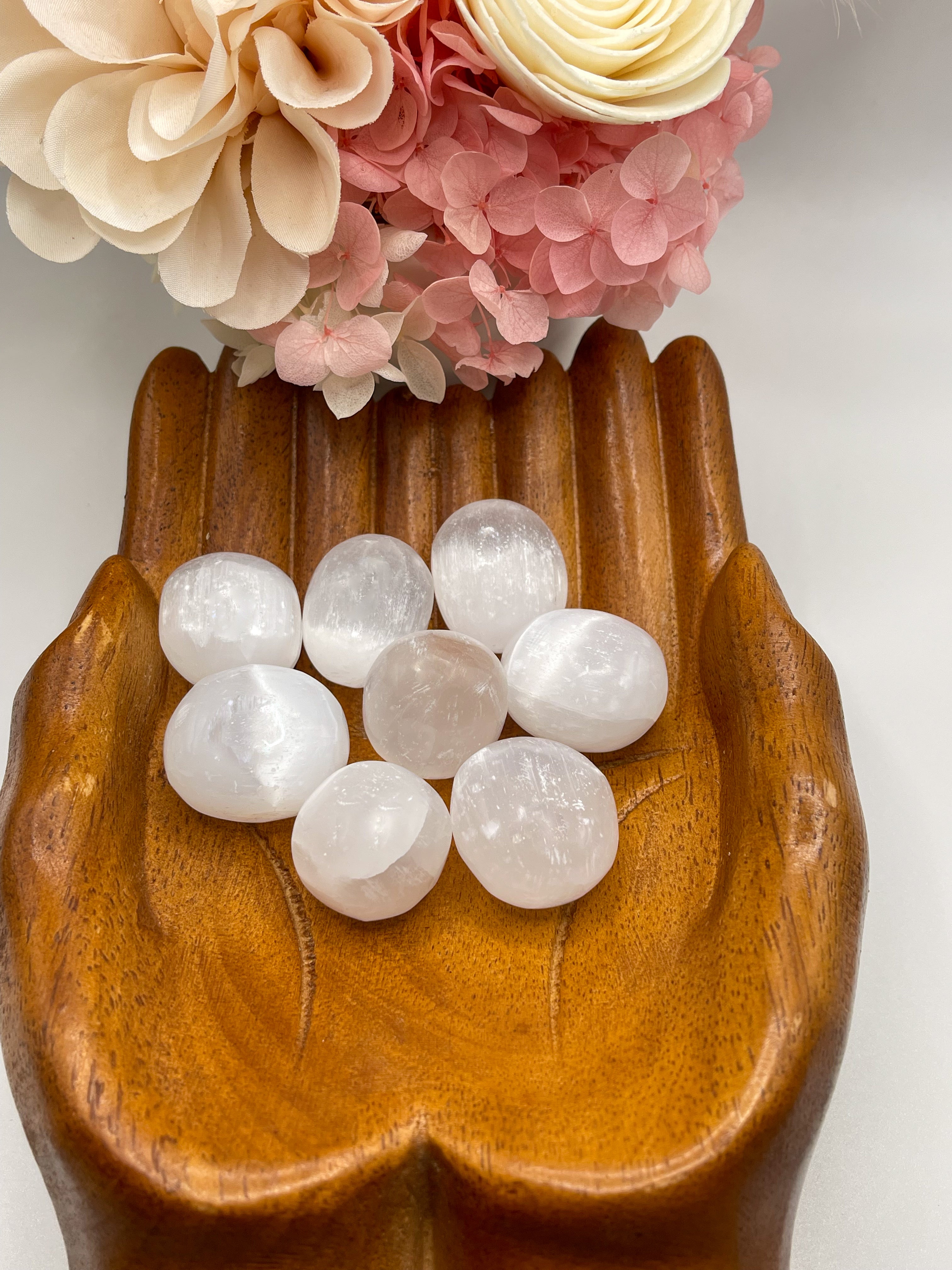 Selenite Tumbles (sold individually) – The Archer Collection Crystals