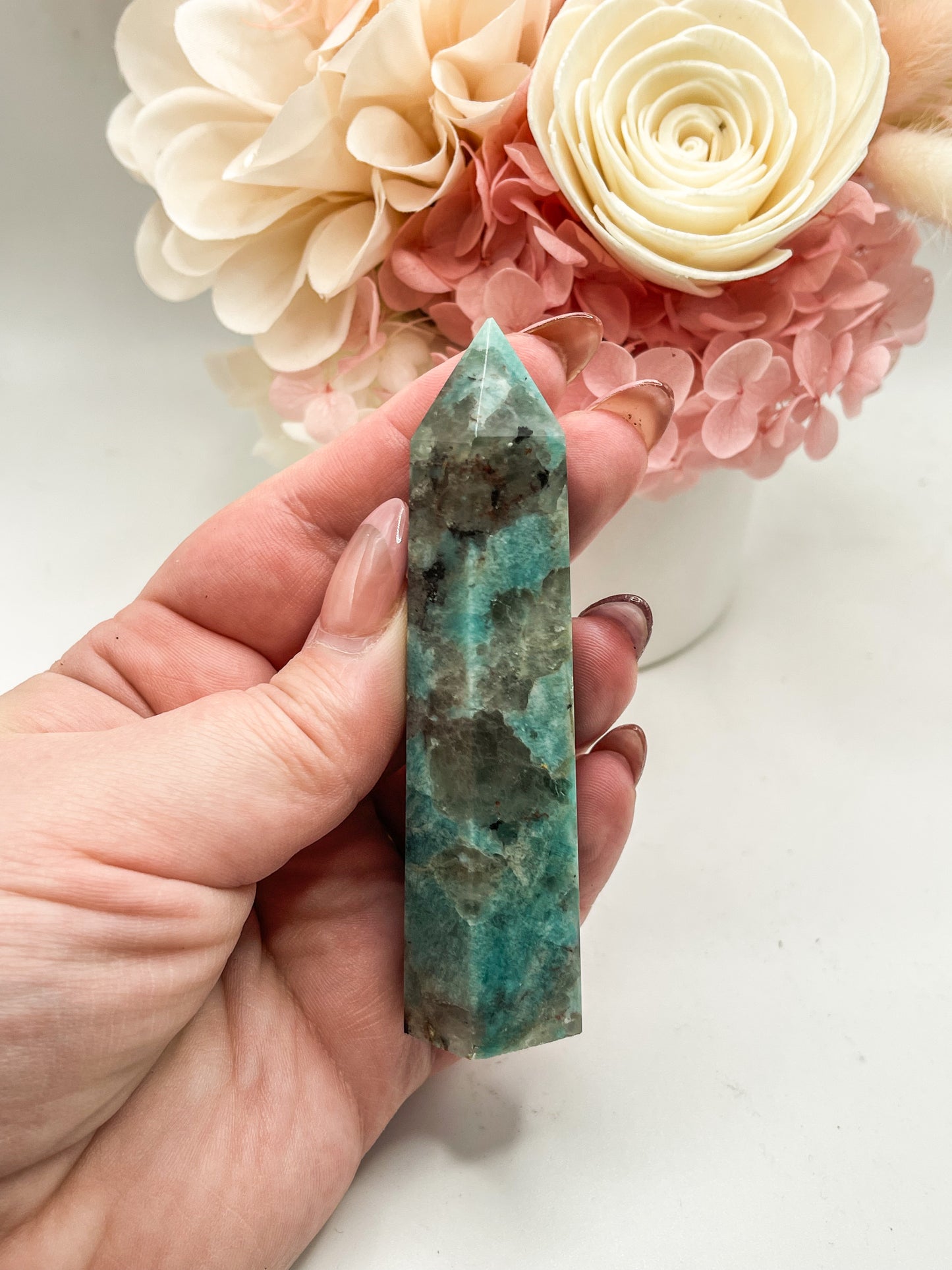 The Archer Collection Amazonite & Smoky Quartz