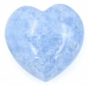 Blue Calcite Heart