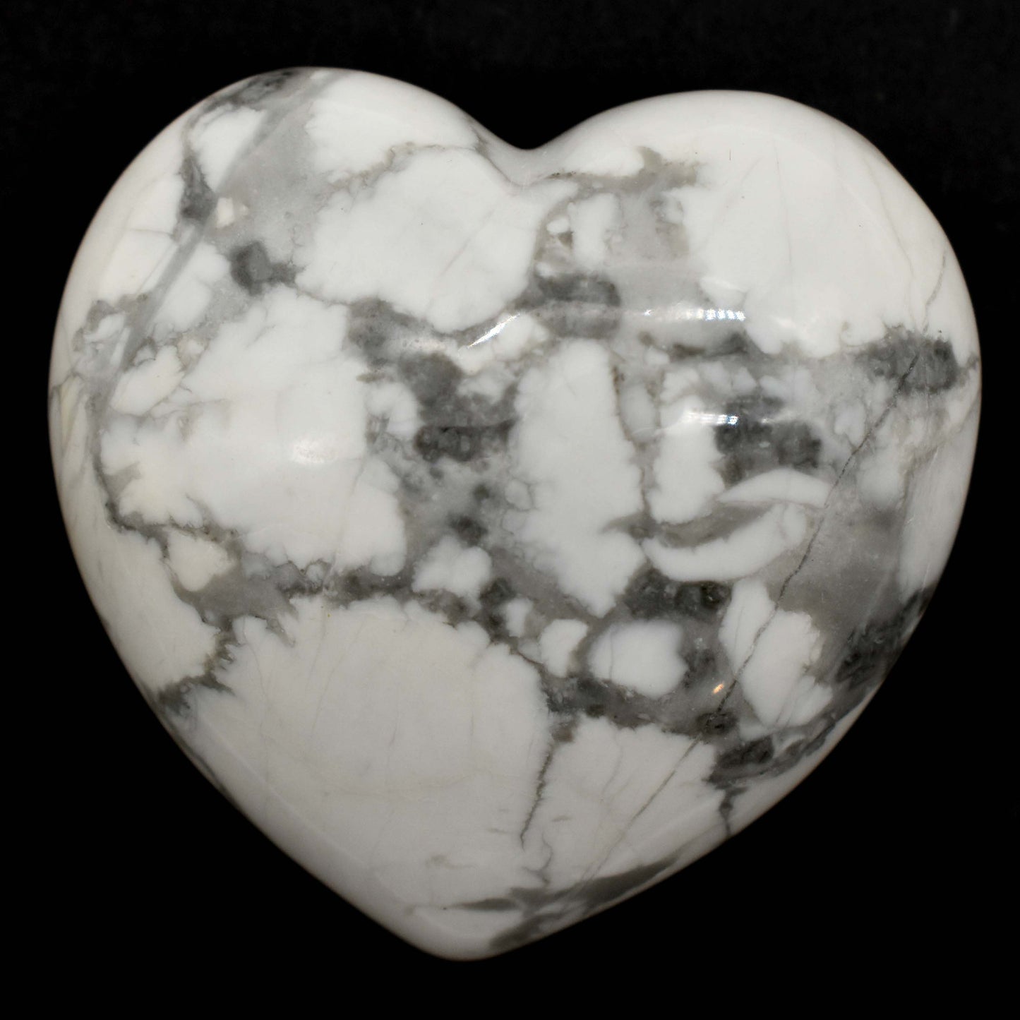 Howlite Heart