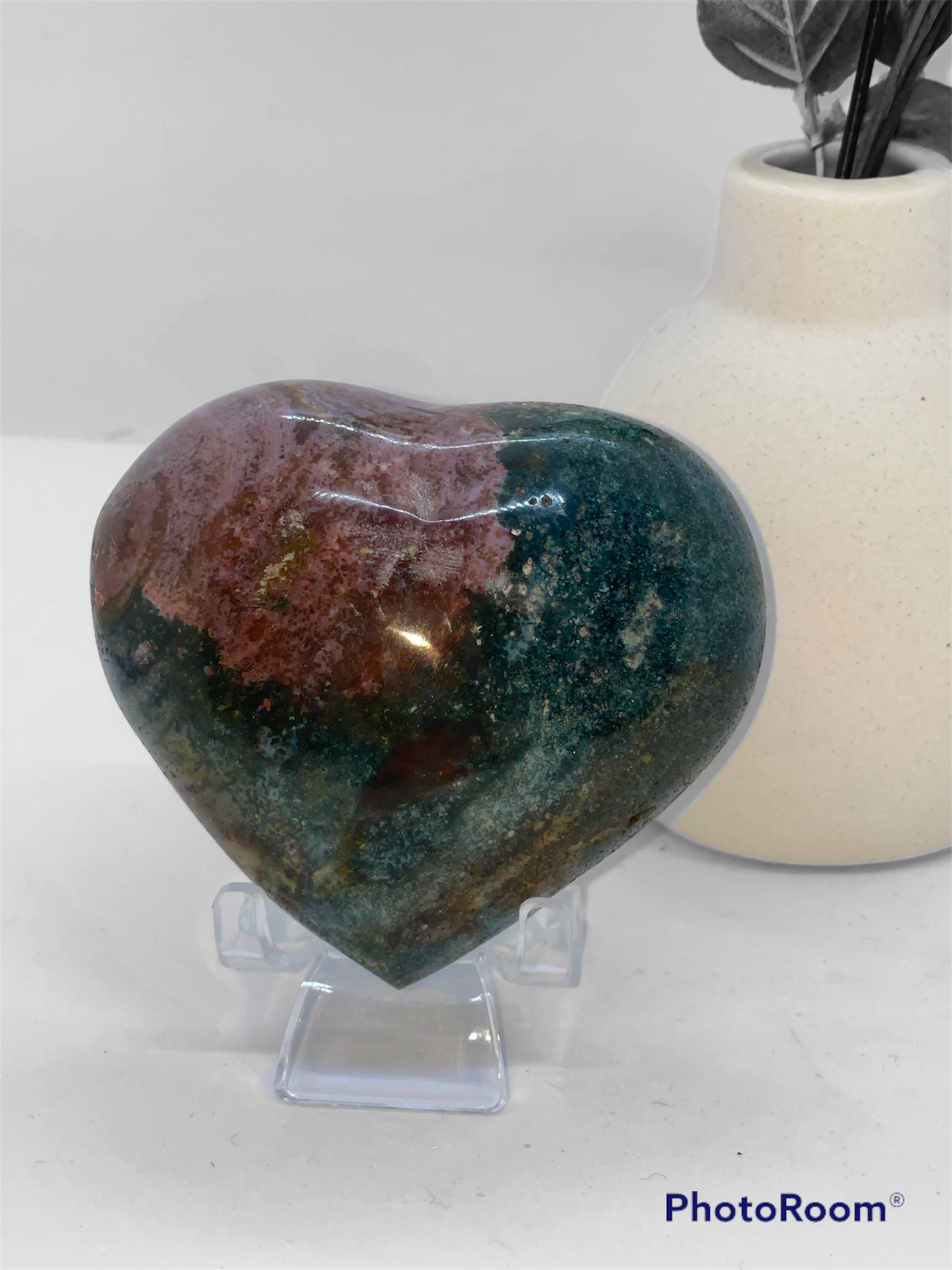 Ocean Jasper Heart 334g