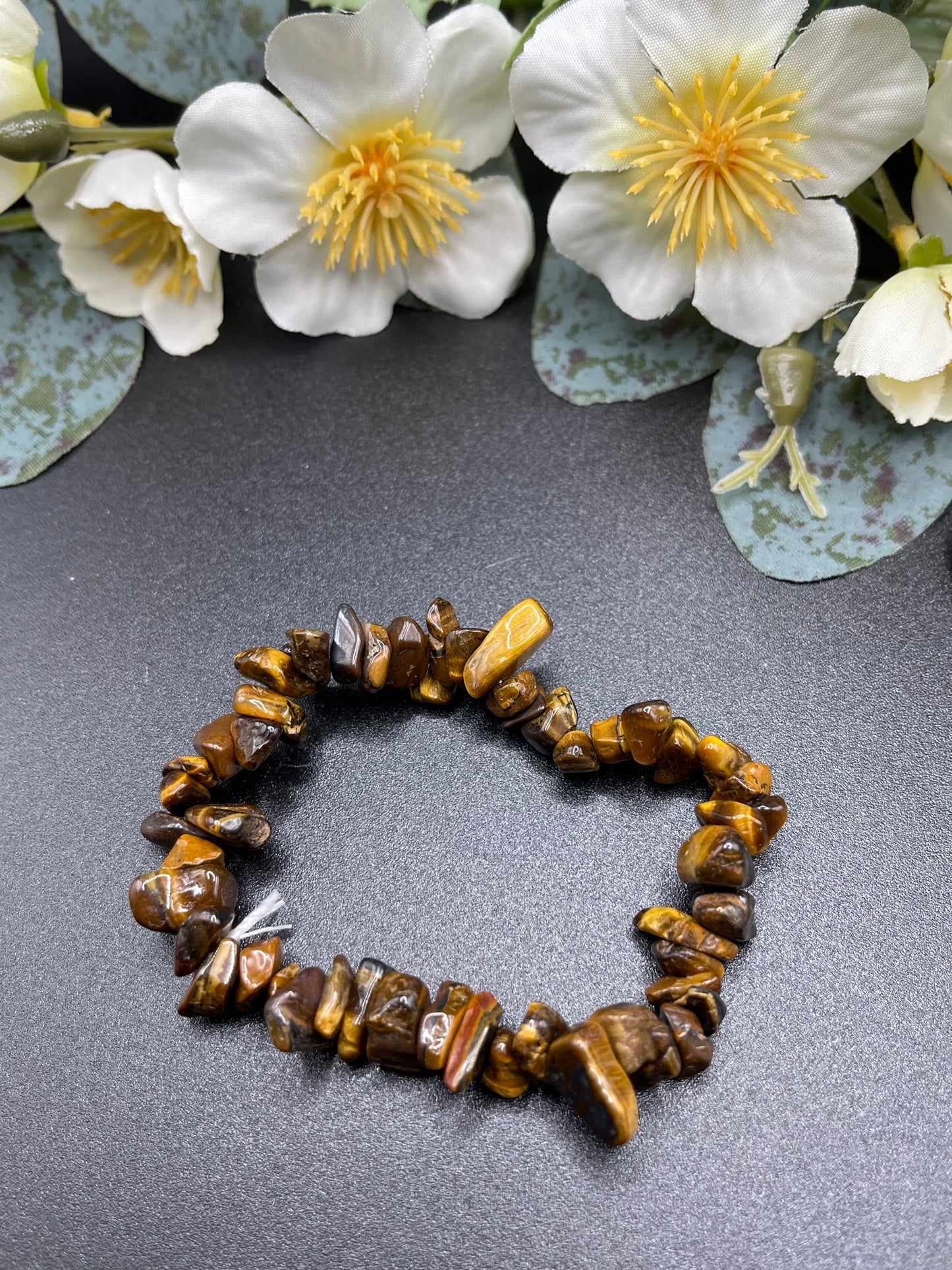 Tigers Eye Chip Bracelet