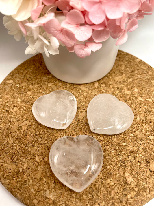 Clear Quartz Heart