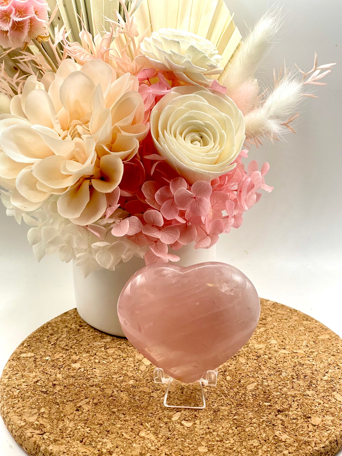 Rose Quartz Hearts