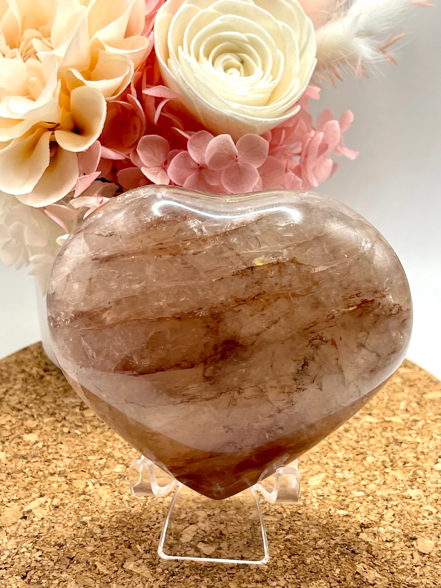 Fire Quartz Heart