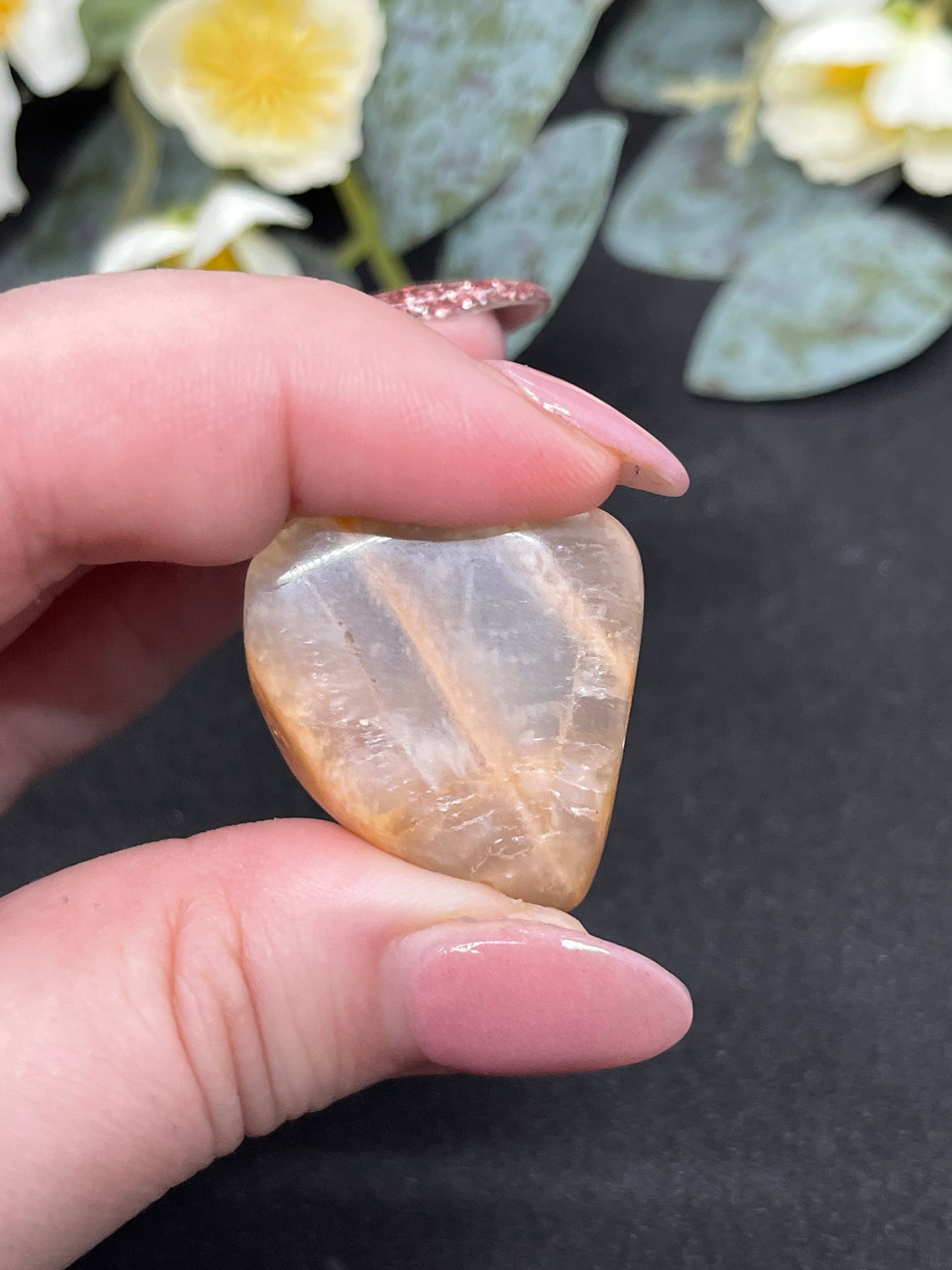 Peach Moonstone Tumble