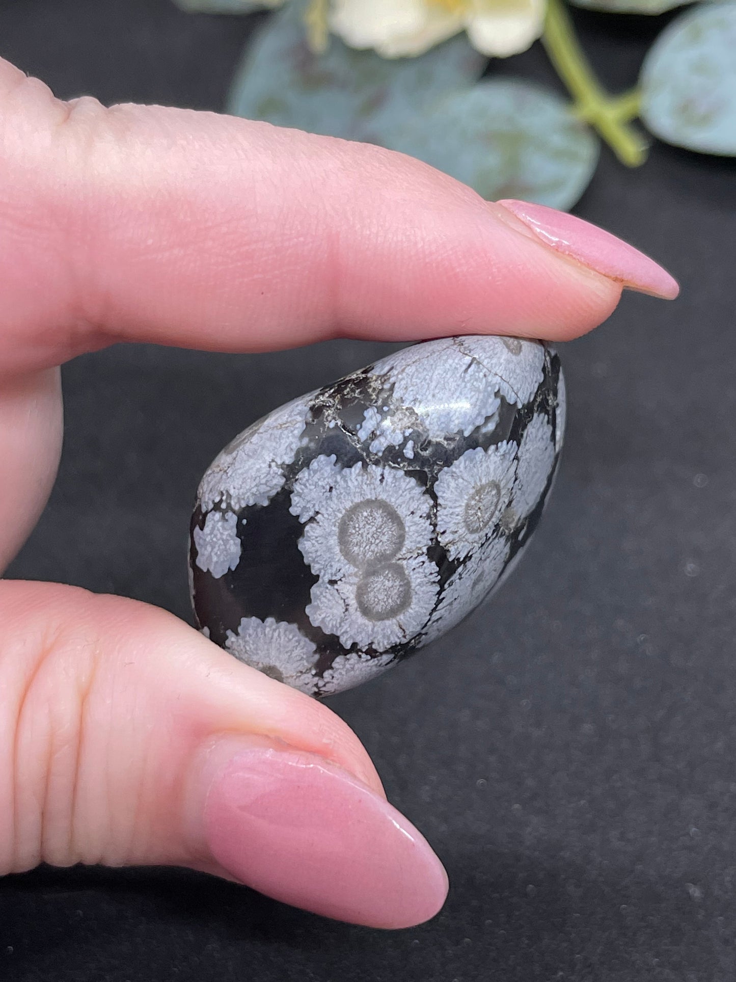 Snowflake Obsidian Tumble