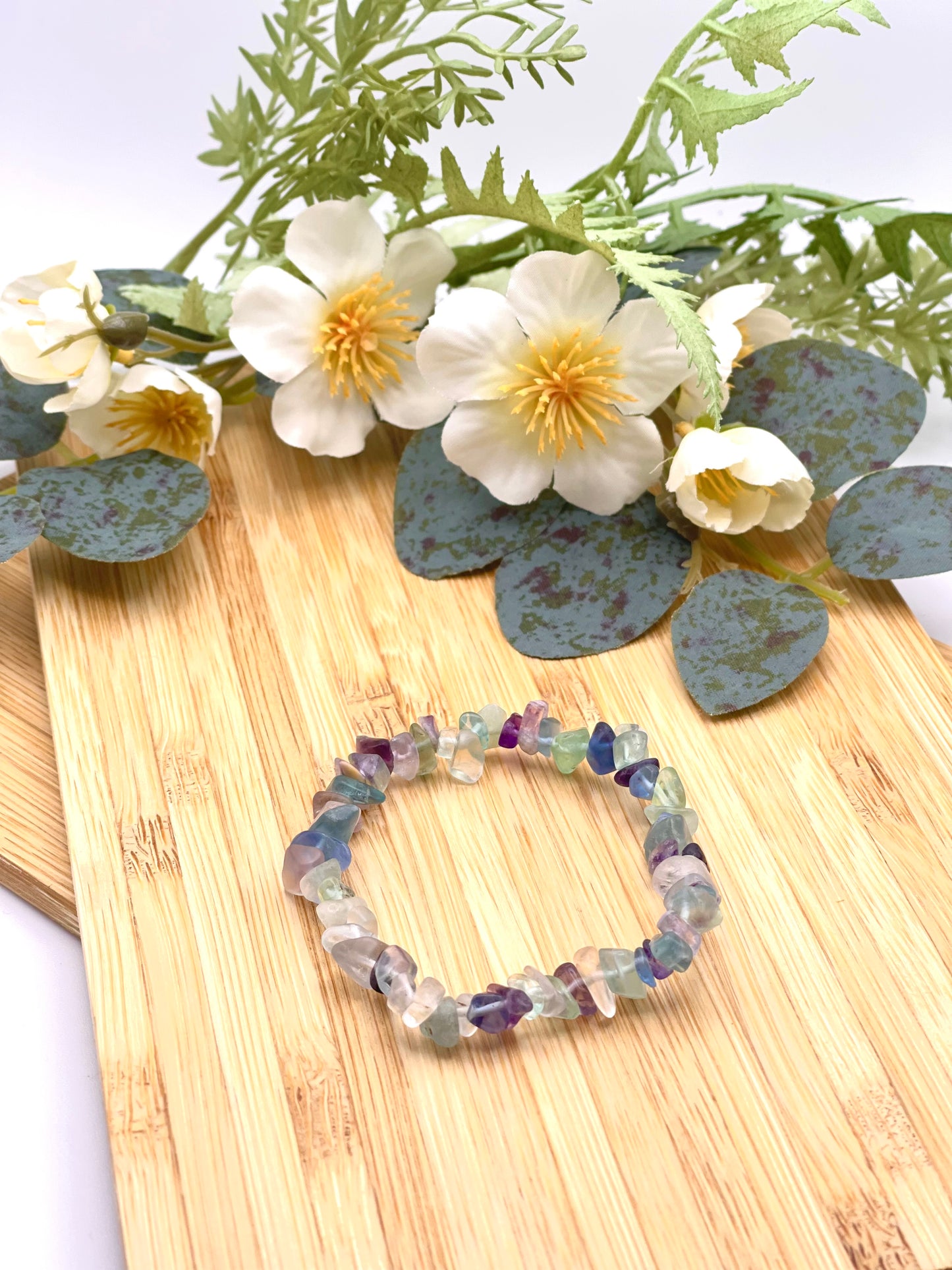 Fluorite Chip Bracelet