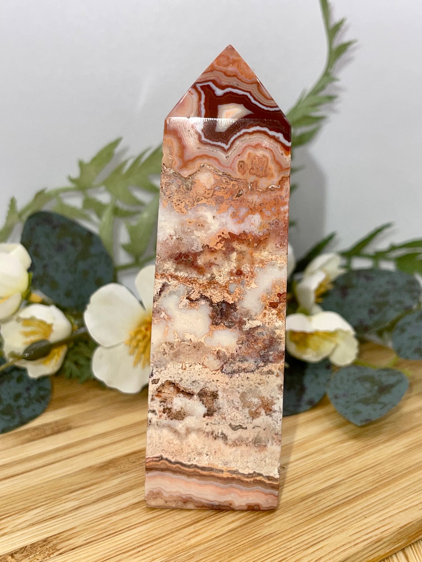 Crazy Lace Agate Tower